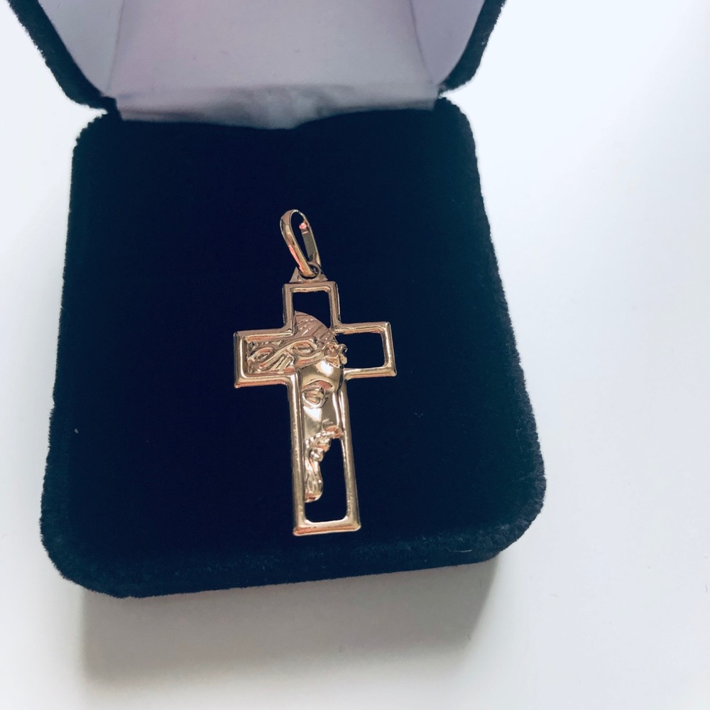 18K Gold Plated Cross Pendant - FIRM
